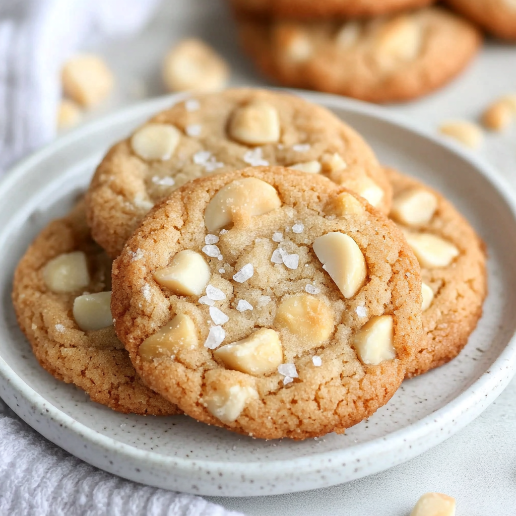 Keto White Chocolate Macadamia Nut Cookies that Delight!