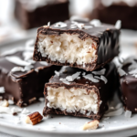 Mini Keto Chocolate Bounty Bars