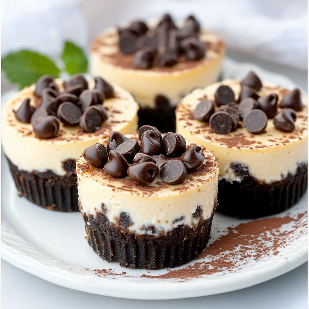 Mini Keto Chocolate Chip Cheesecakes are a must-try!