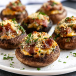 Prosciutto and Parmesan Stuffed Mushrooms