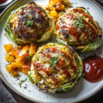 Roasted Cabbage Burgers