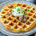 Sausage Jalapeno Chaffles