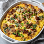 Spaghetti Squash Breakfast Casserole