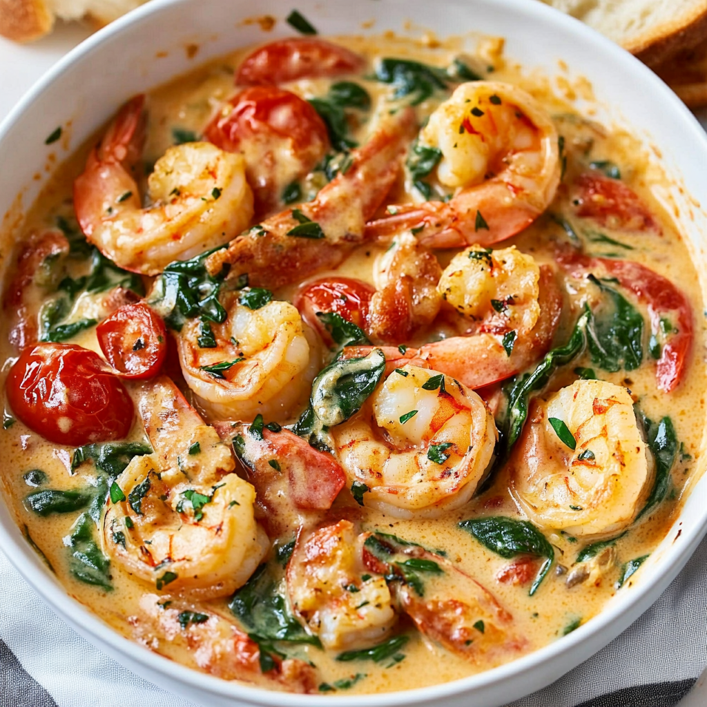 Tuscan Butter Shrimp: A Quick and Delicious Delight!