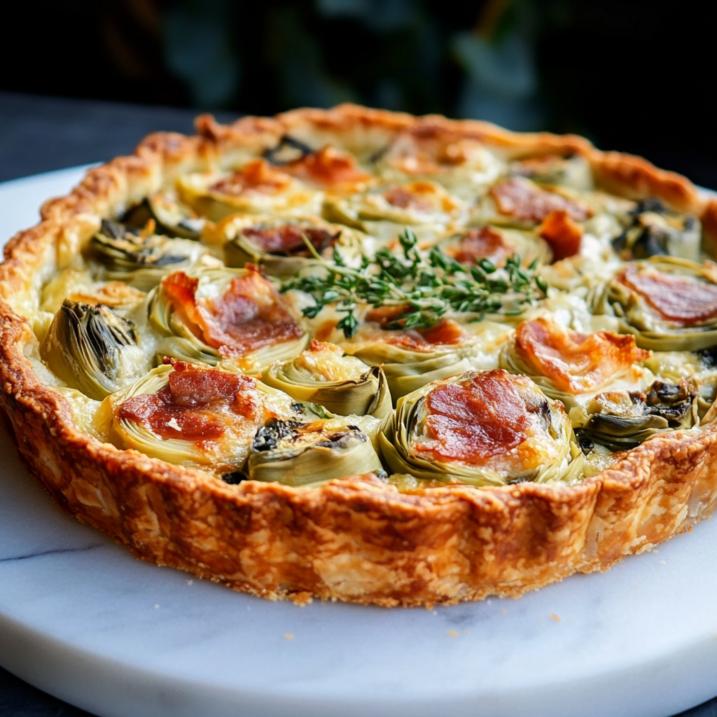 Artichoke and Pancetta Tart: A Must-Try Gourmet Delight