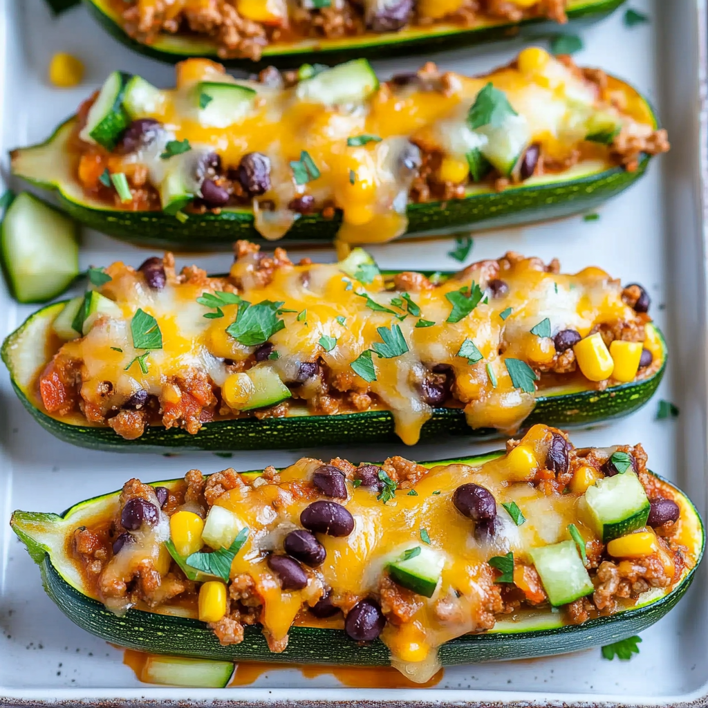 Burrito Zucchini Boats: A Fun and Flavorful Twist!