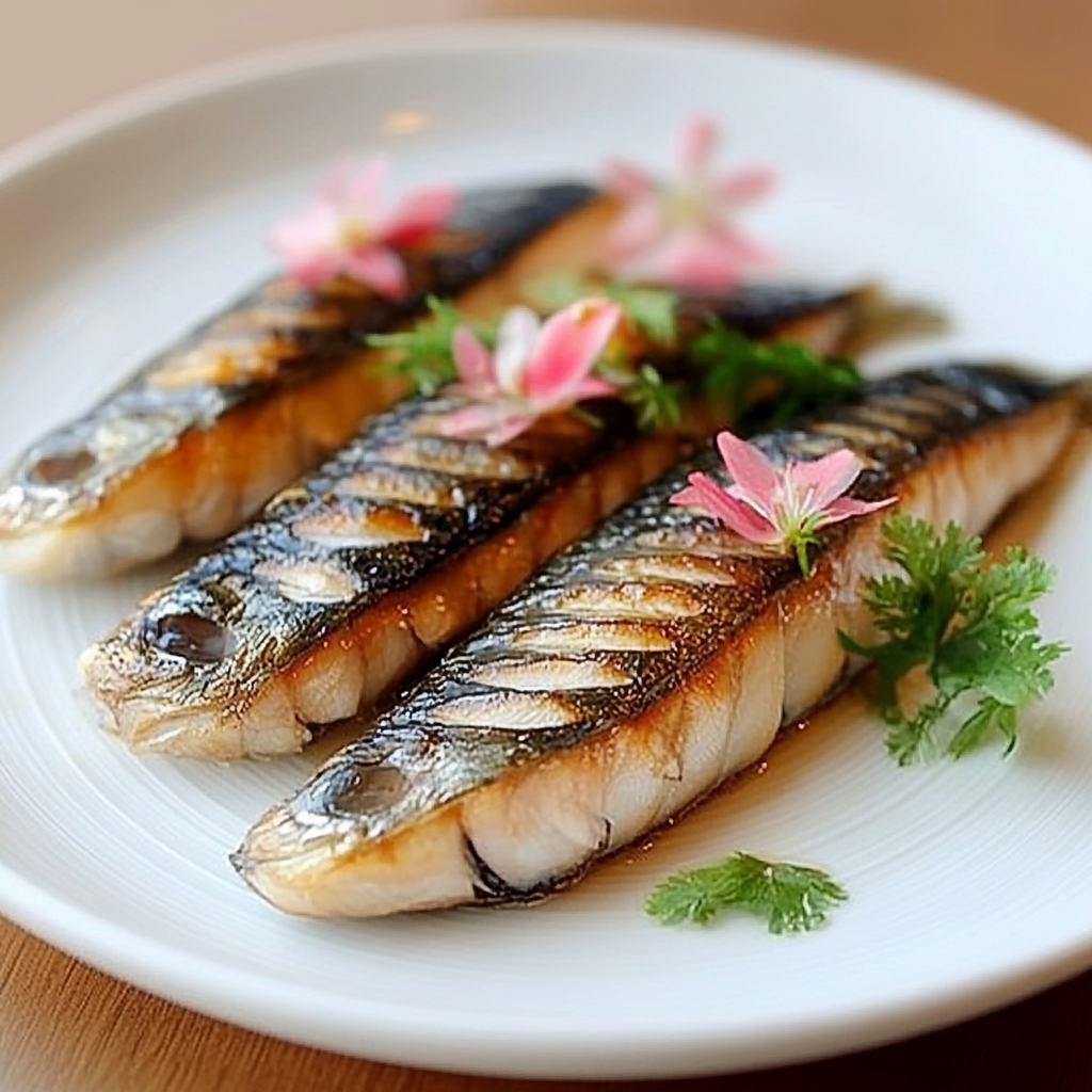 Cherry Blossom Mackerel: A Grilled Delight to Savor!