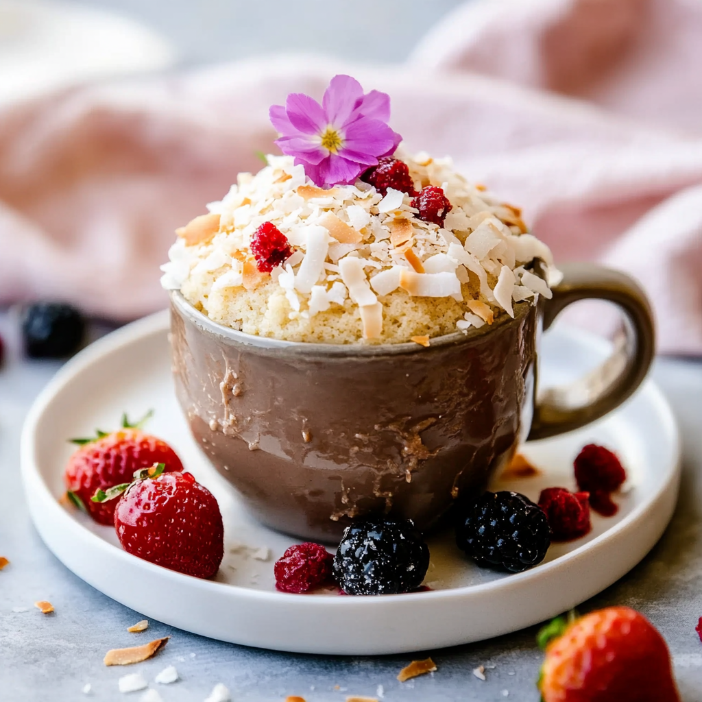 Keto Coconut Mug Cake: Indulge in Low-Carb Bliss!