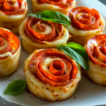 Keto Pepperoni Pizza Roses Recipe