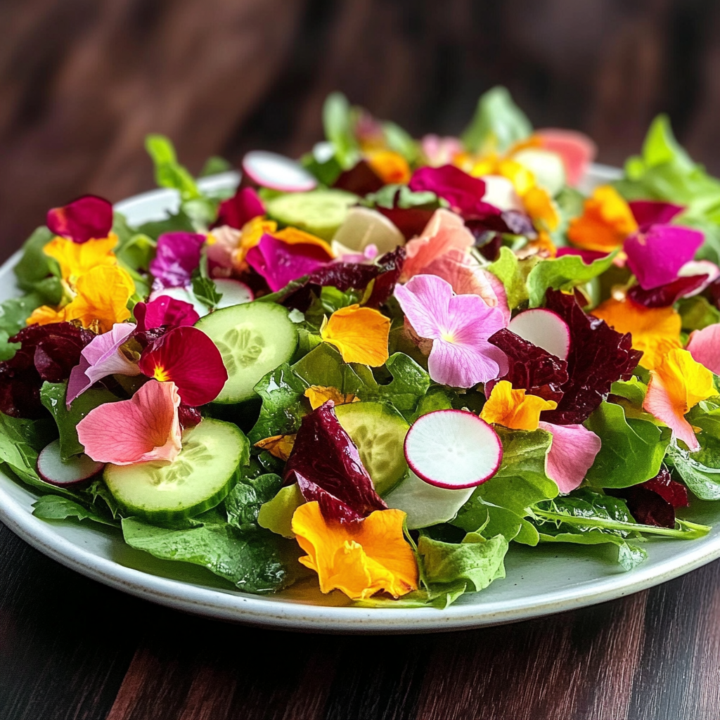 Keto Rose Petal Infused Salad: A Fresh Delight Awaits!