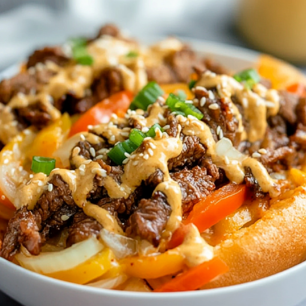 Keto Spicy Kimchi Bulgogi Cheesesteak Bowl Delights You!