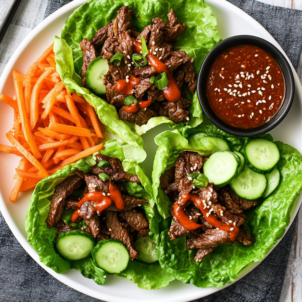 Korean Bulgogi Lettuce Wraps: A Flavorful Delight!