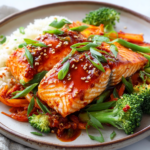 Korean Gochujang Butter Salmon