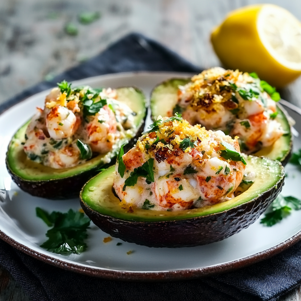 Lobster Thermidor Stuffed Avocados: A Delightful Treat!