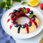 Low Carb Berry & Vanilla Jello Ring