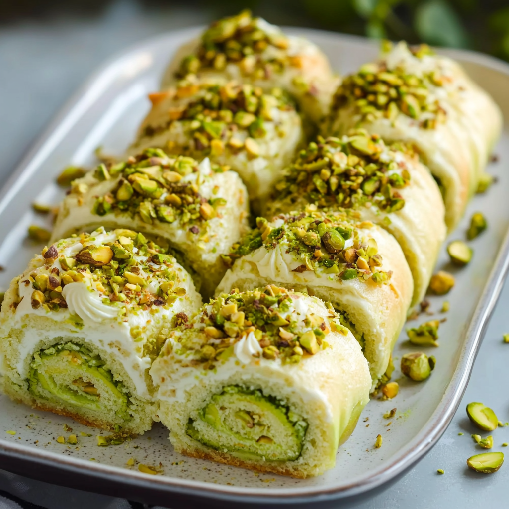 Low-Carb Pistachio Roll: A Delightful Guilt-Free Treat!