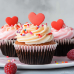 Low Carb Valentine's Day Cupcake