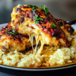 Macau-Style Baked Portuguese Chicken with Cauliflower Rice