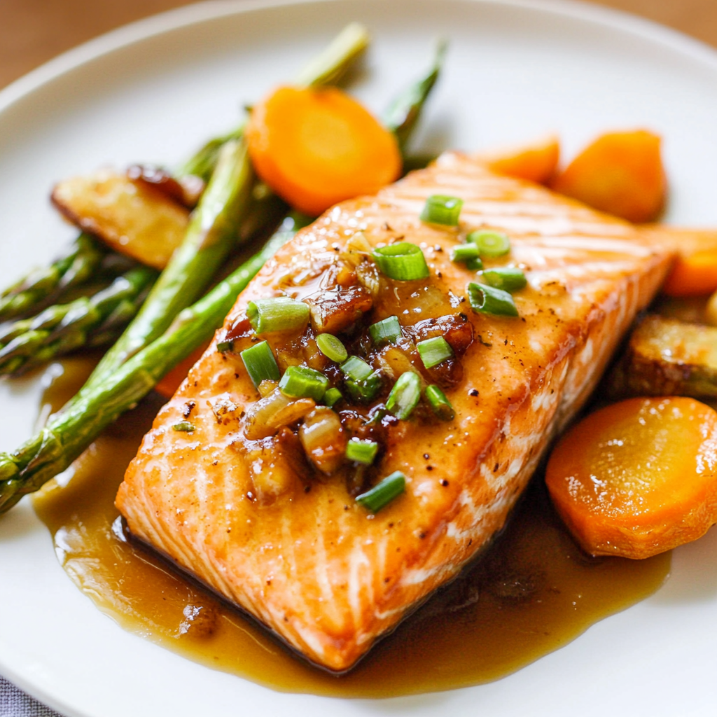 Maple-Bourbon Glazed Salmon will Delight Your Tastebuds!