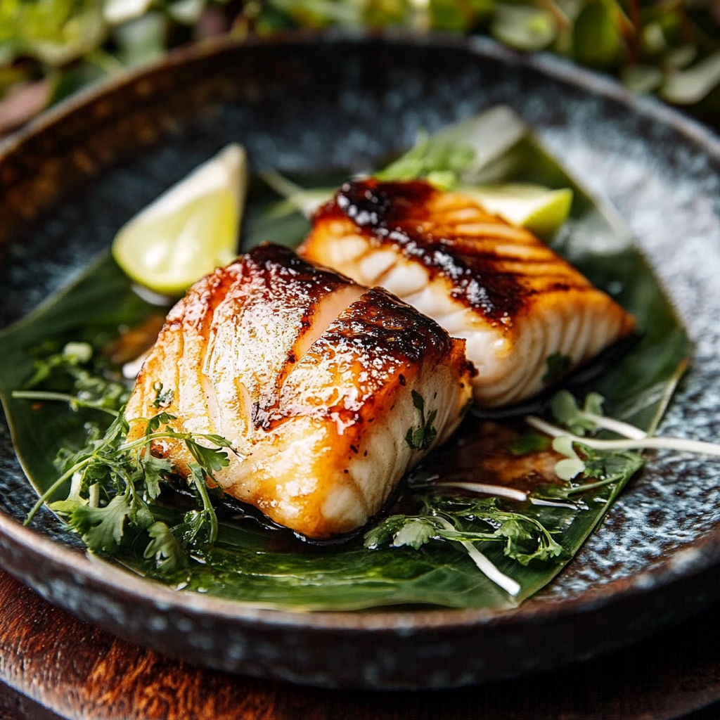 Miso Black Cod in Hoba Leaf: Easy, Delicious Recipe!