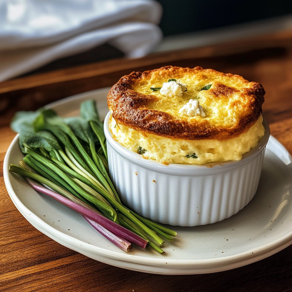 Ramps and Goat Cheese Soufflé: Delight in this Easy Recipe!
