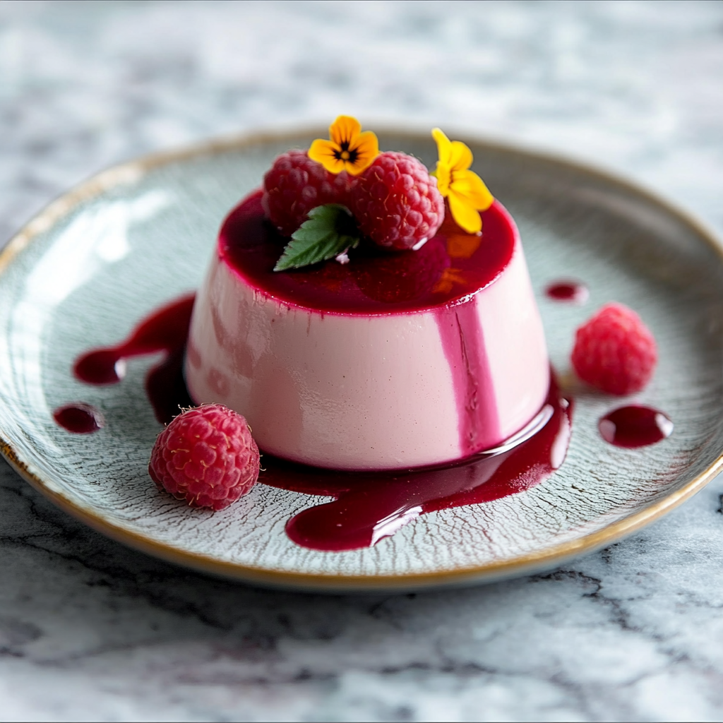 Raspberry-Hibiscus Panna Cotta: A Silky Delight Awaits!