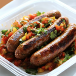 South African Boerewors with Chakalaka