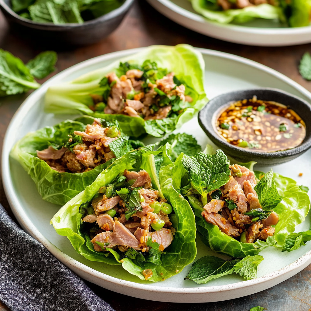 Thai Larb Lettuce Cups with Duck: A Must-Try Delight!