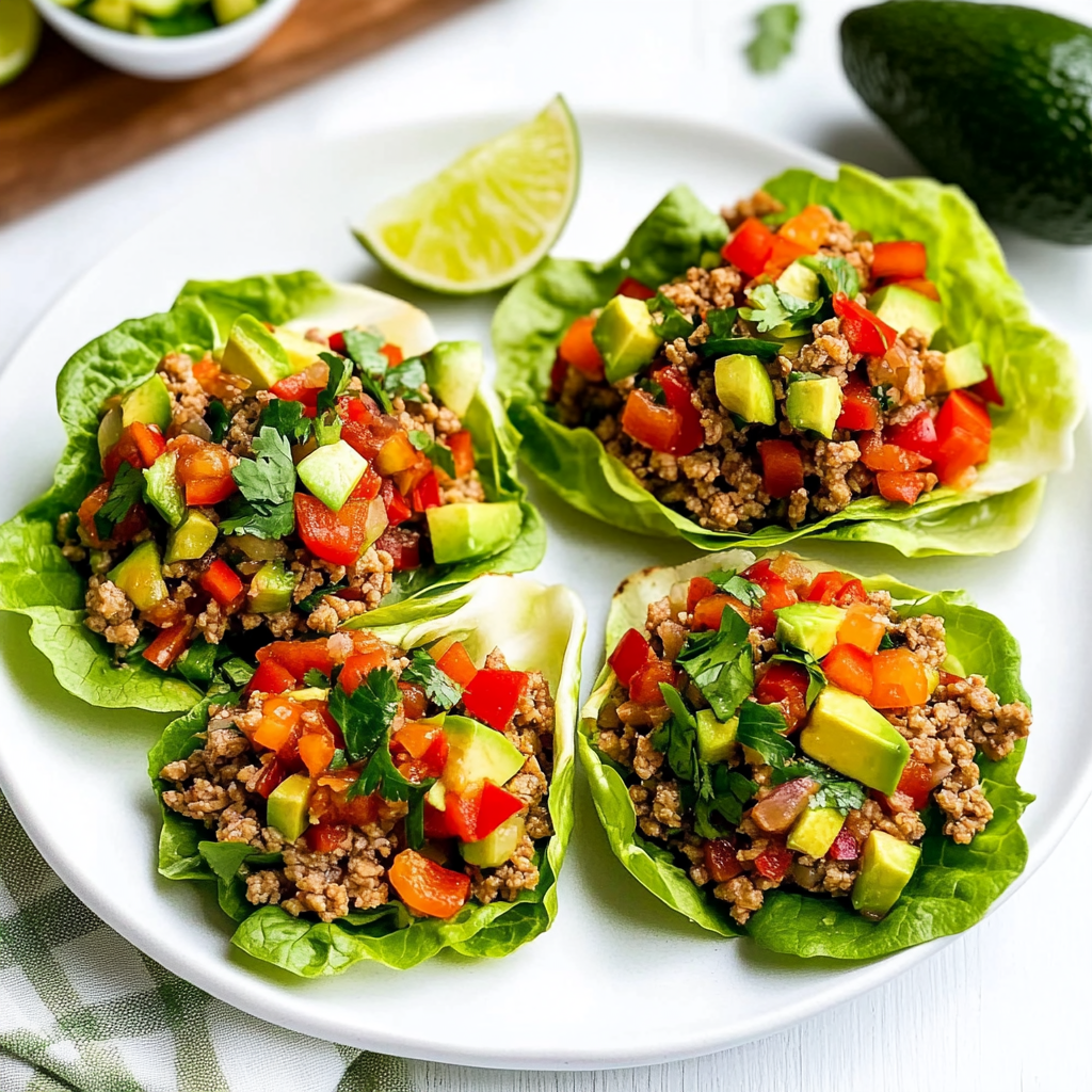 Turkey Taco Lettuce Wraps: A Healthy Dinner Delight!