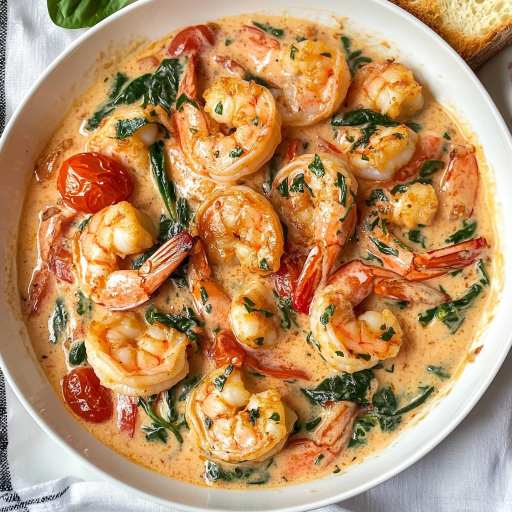 Tuscan Butter Shrimp: Irresistibly Creamy Delight!