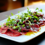 Venison Carpaccio with Juniper