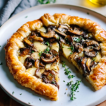 Wild Mushroom & Gruyère Crustless Galette