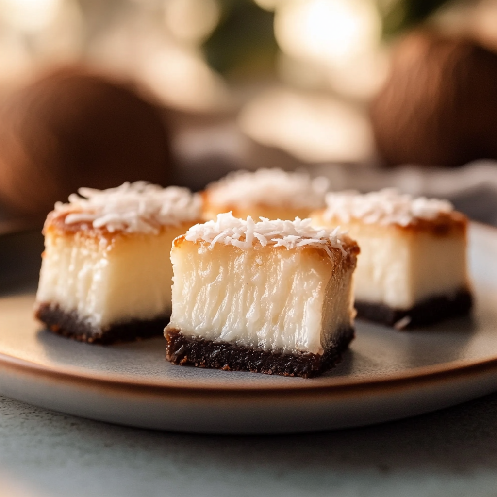 3-Ingredient Coconut Bars: Quick and Delicious Treat!