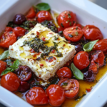 Baked Feta with Cherry Tomatoes & Chili