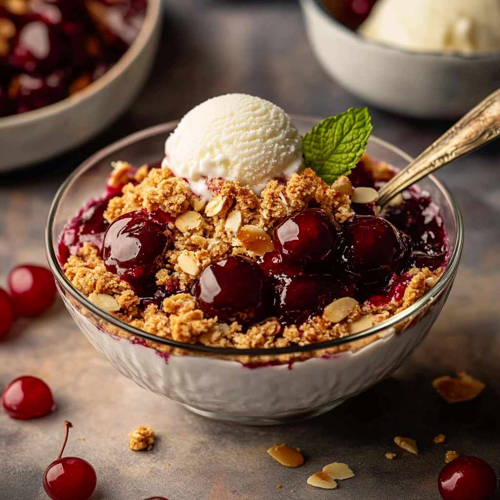 Cherry Almond Crisp: A Deliciously Simple Dessert!