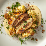 Chicken Tahini Roasted Cauliflower Dukkah Plate