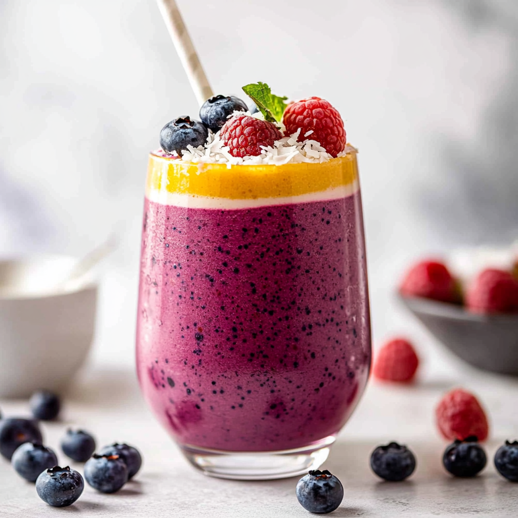 Creamy Coconut Berry Smoothie: A Delicious Healthy Treat