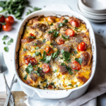 Everything Bagel Breakfast Bake