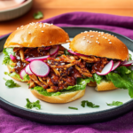 Korean BBQ Jackfruit Sliders