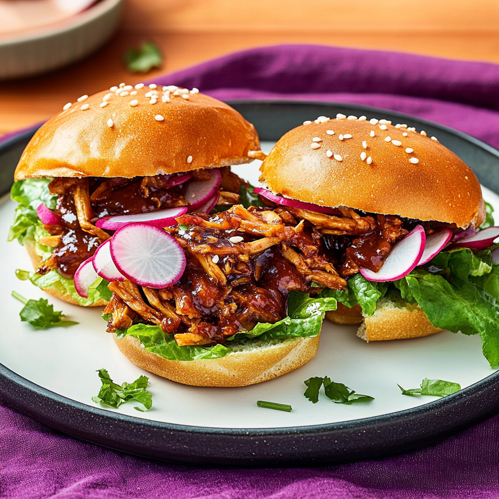 Korean BBQ Jackfruit Sliders: A Flavorful Plant-Based Delight!