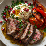 Lamb Harissa Whipped Feta Smash