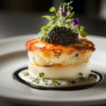 Lobster Truffle Cauliflower Gratin Caviar Stack