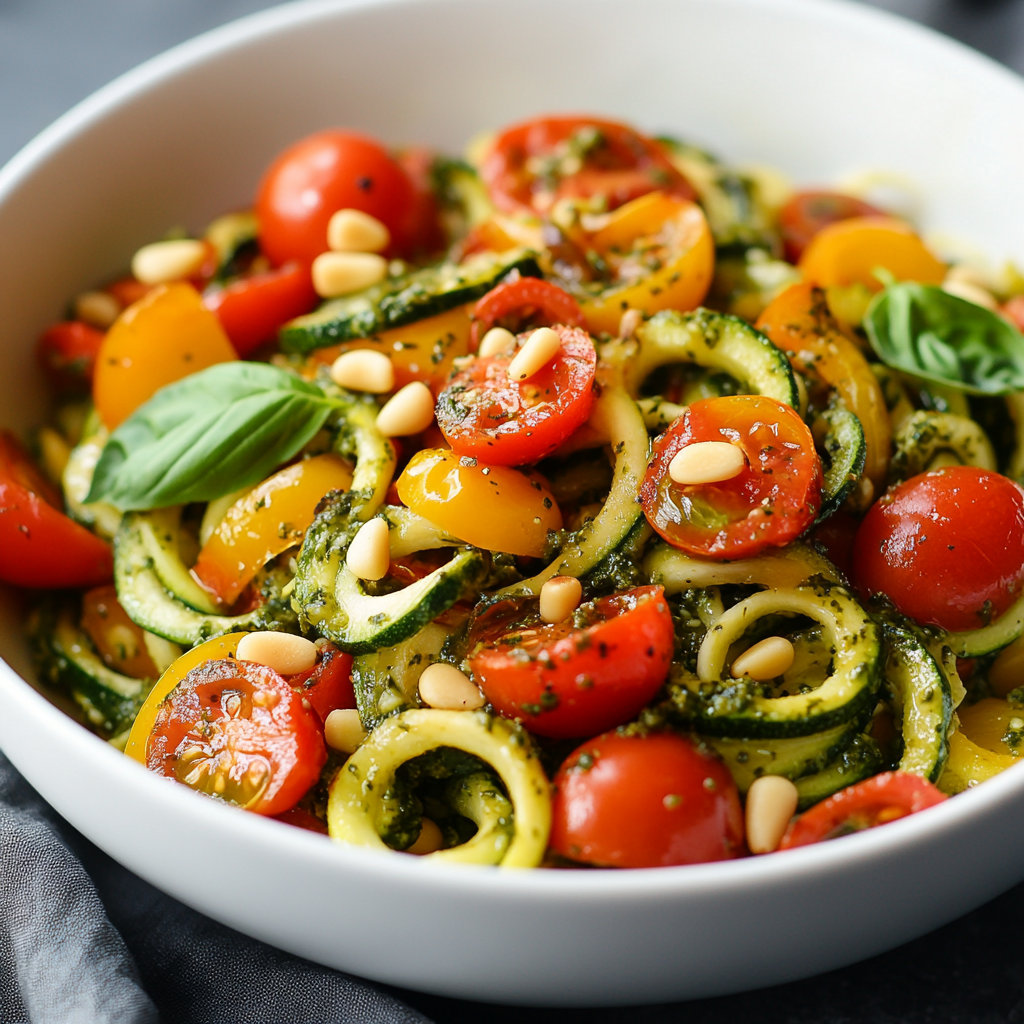 Pesto Zoodle Stir-Fry: A Quick, Healthy Delight!