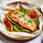 Salmon En Papillote with Ginger & Soy