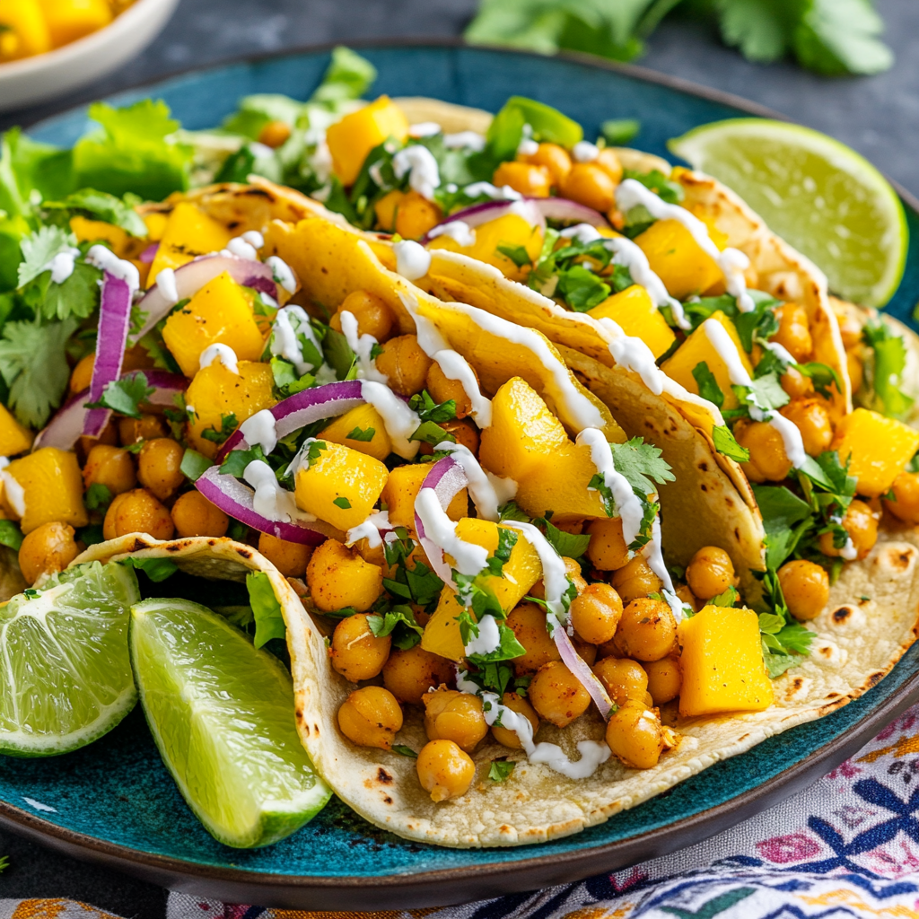 Spicy Mango Chickpea Tacos: A Flavorful Twist You’ll Love!