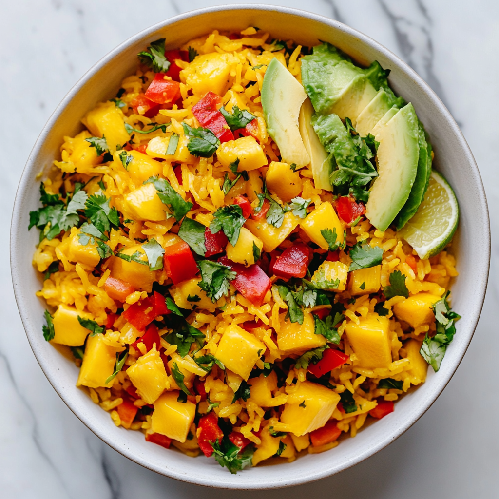 Tropical Turmeric Rice Salad: A Flavorful Delight!