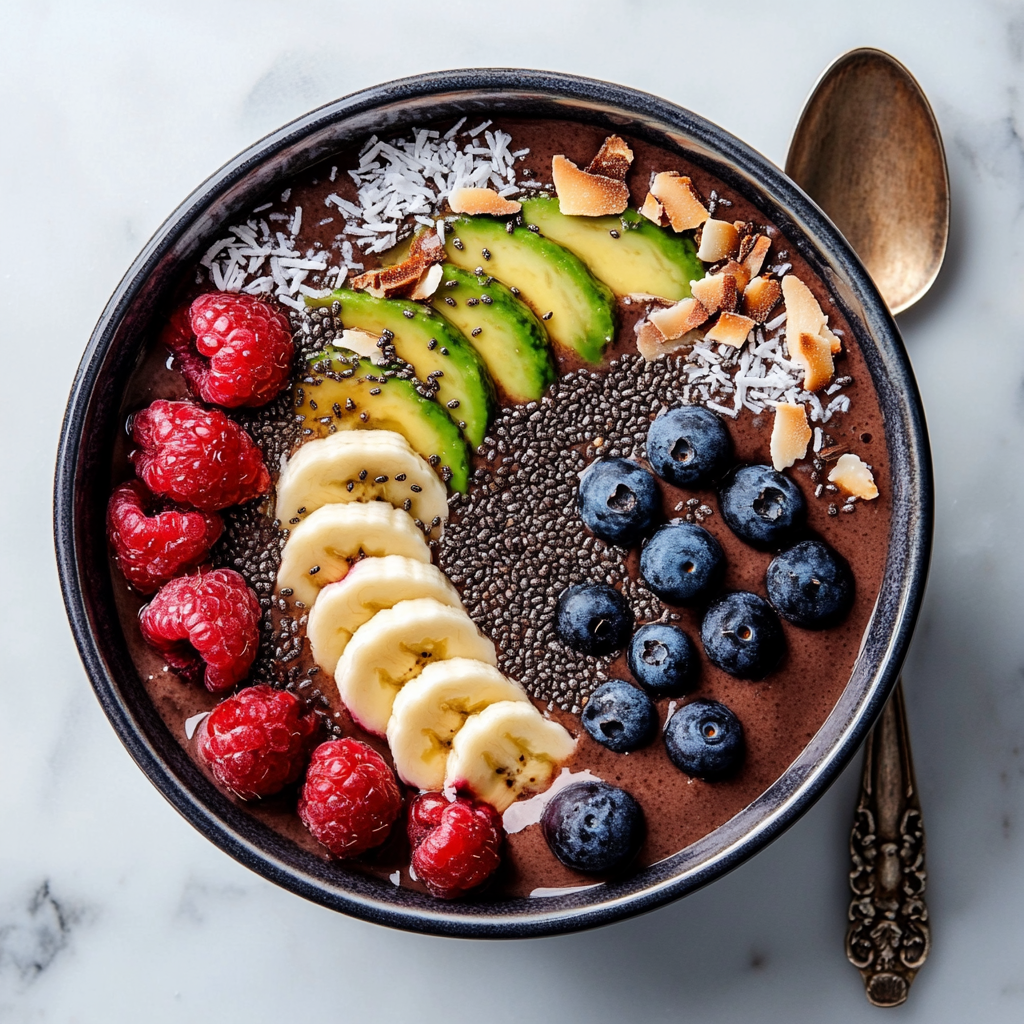 Avocado Cocoa Smoothie Bowl: A Deliciously Nutritious Treat