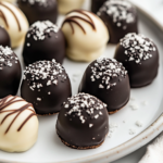 Black & White Keto Fat Bomb Bites