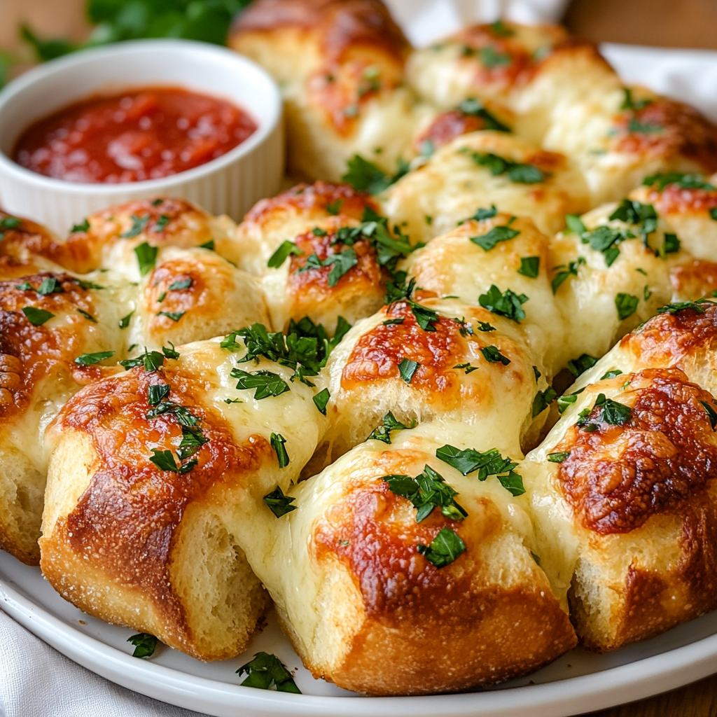 Cheesy Garlic Bread Pull Apart: A Delight in Every Bite!