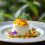 Coconut Mango Panna Cotta